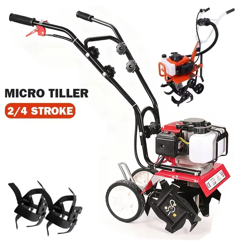 Farming Equipment For Agriculture - Benzine Mini-cultivator Elektrische Loopcultivator 2-takt 4-takt